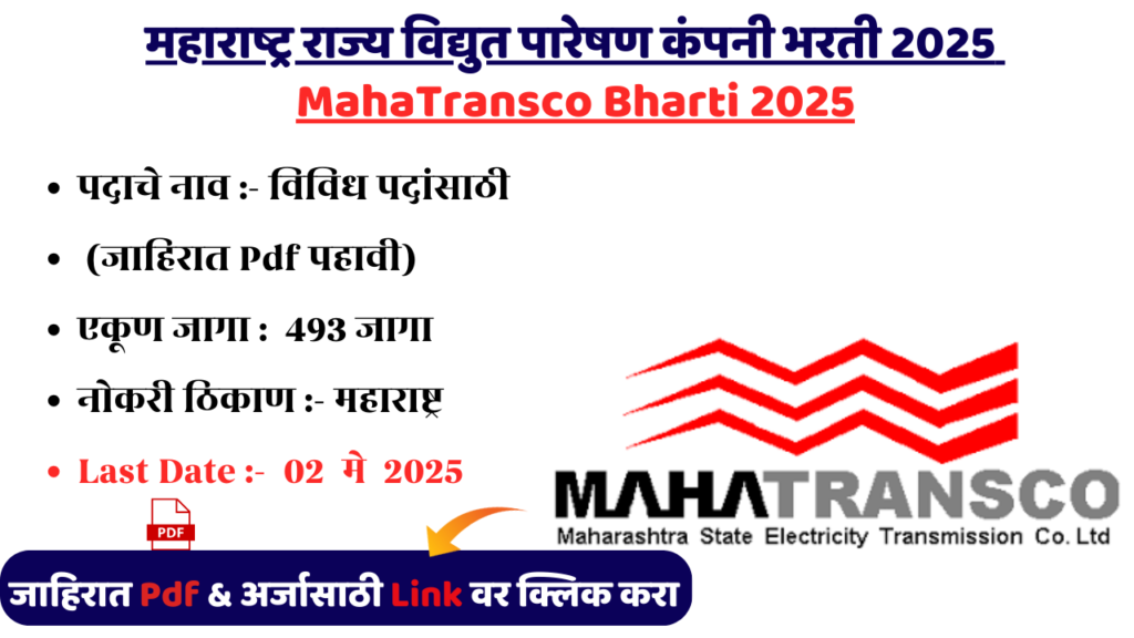 MahaTransco Bharti 2025: